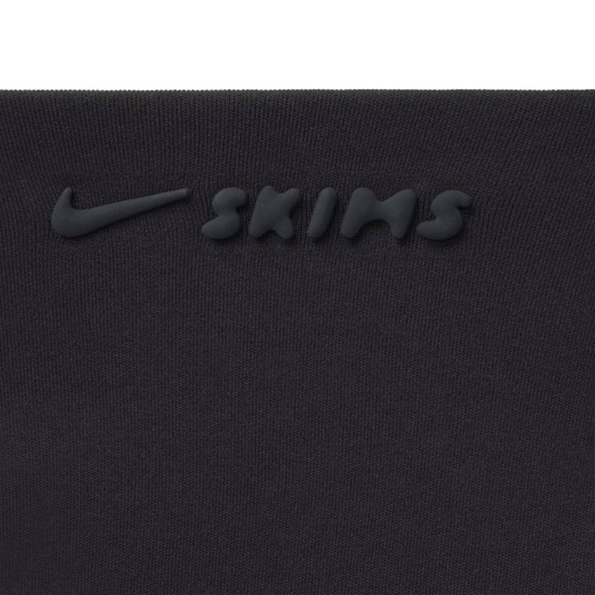 x SKIMS Women's Matte Double Strap Scoop Bra Obsidian 5/5