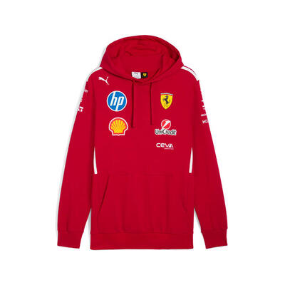 Felpa con cappuccio Puma Driver Scuderia Ferrari HP 2025
