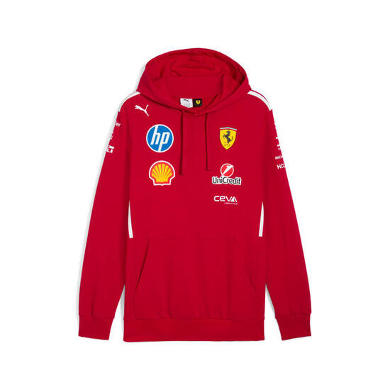 Felpa con cappuccio Puma Driver Scuderia Ferrari HP 2025