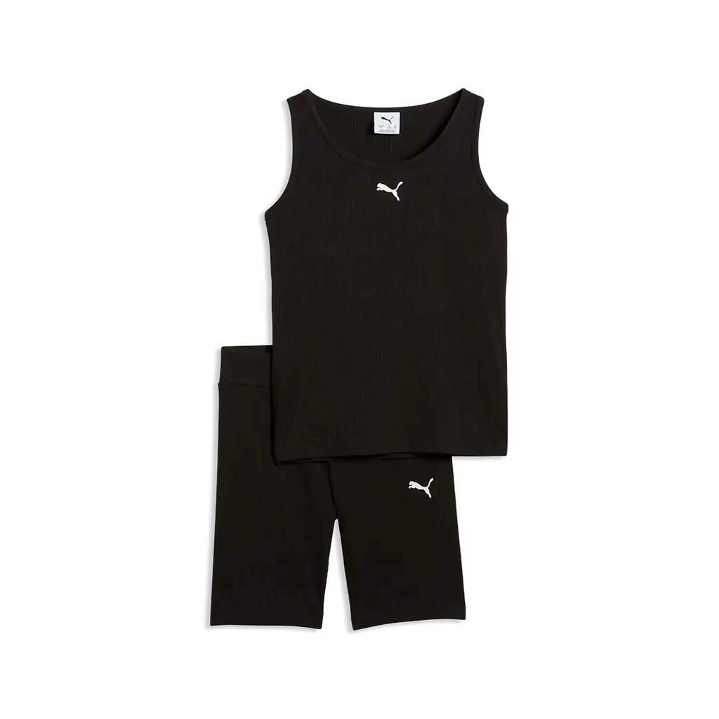 Girls' Shorts and Tank Top Set Puma ESS Elevated