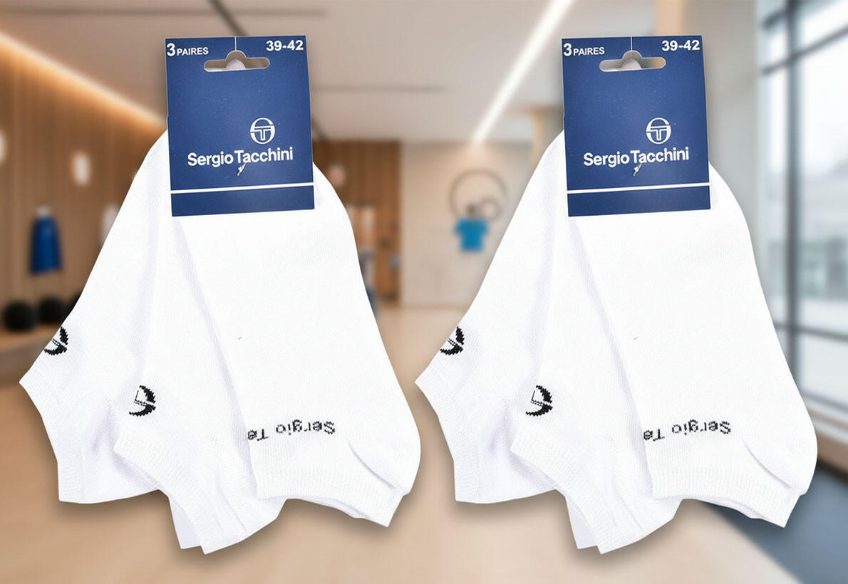 Sergio Tacchini Pack Calcetines cortos Mujer Sneaker Lote de 6 5/7