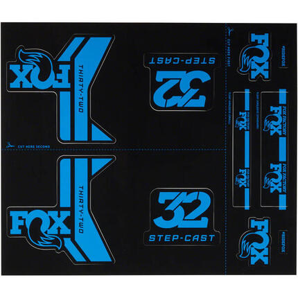 Naklejka na widelce Fox Factory AM Step-Cast 2017