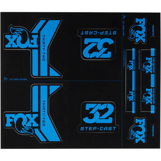 Naklejka na widelce Fox Factory AM Step-Cast 2017