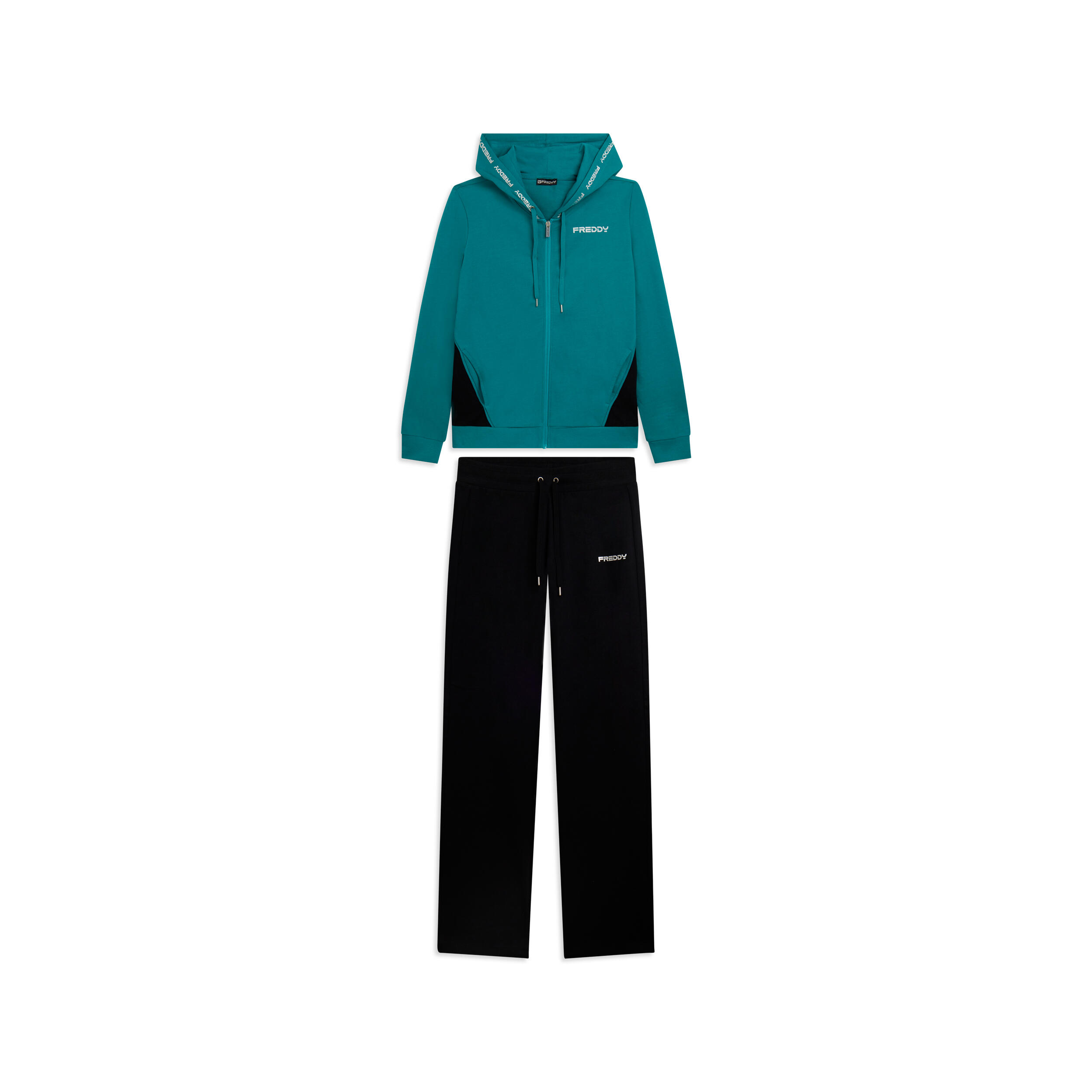 blu verde acqua / nero