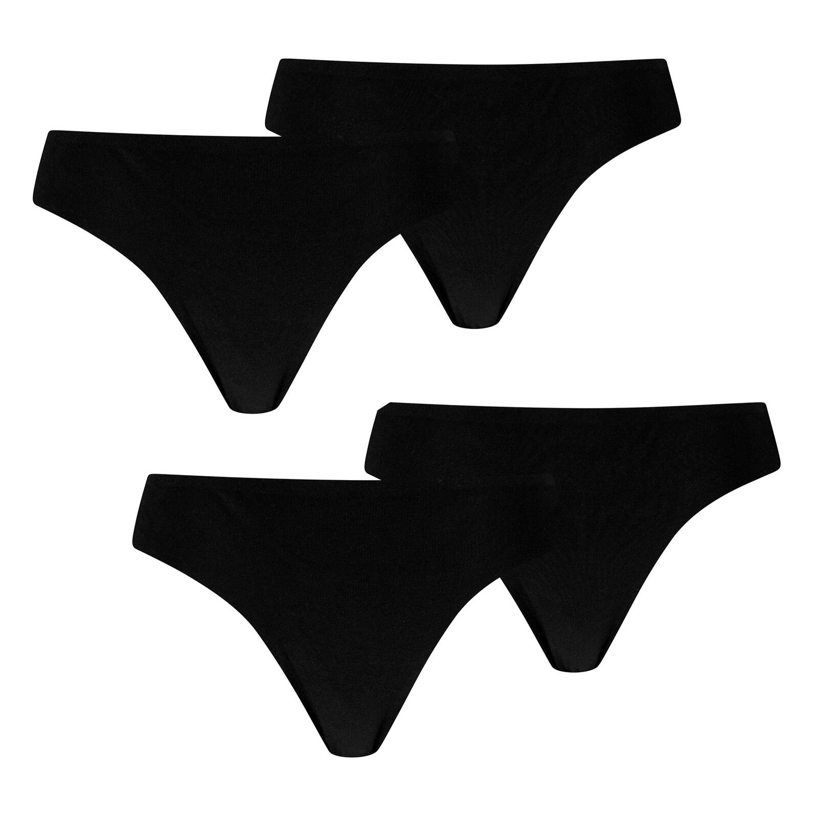 4er Pack Strings weich elastisch Damen - Invisible Ultra Soft Cotton 2/4
