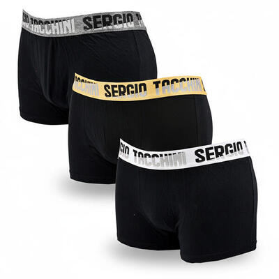 Sergio tacchini boxershortpakket voor heren set van 3
