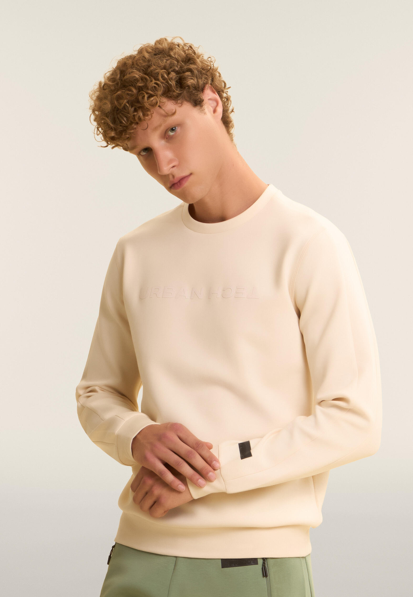 Felpa Girocollo Regular Fit Urban Tech 2/4