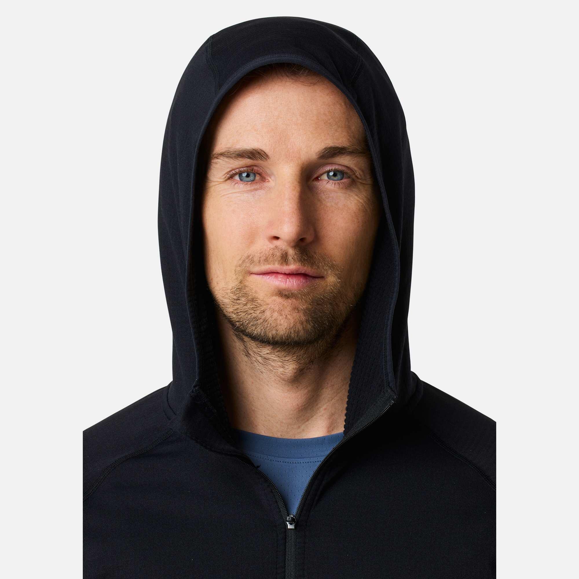 Heren hiking training sweater quick dry Ultra Light Tech Midlayer Hood 5/7
