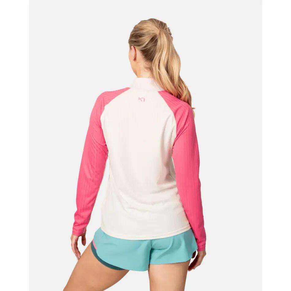 Half-zip long sleeve base layer for women Kari Traa Ella 4/5