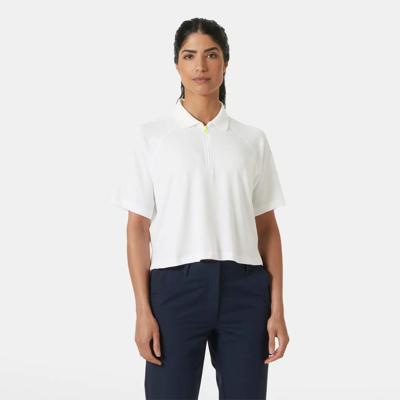 Damespolo met lange rits Helly Hansen Inshore 2/5