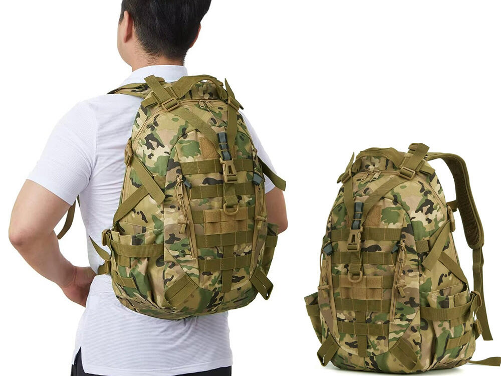 Sac à dos tactique 30 litres beige camouflage 2/7