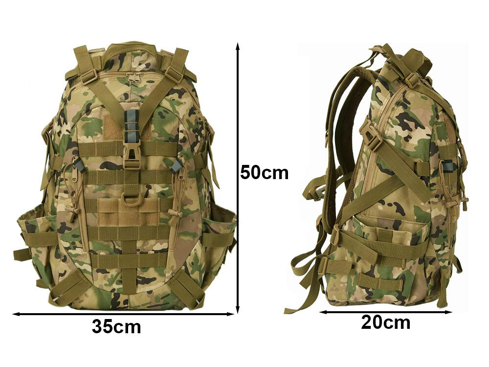 Sac à dos tactique 30 litres beige camouflage 7/7
