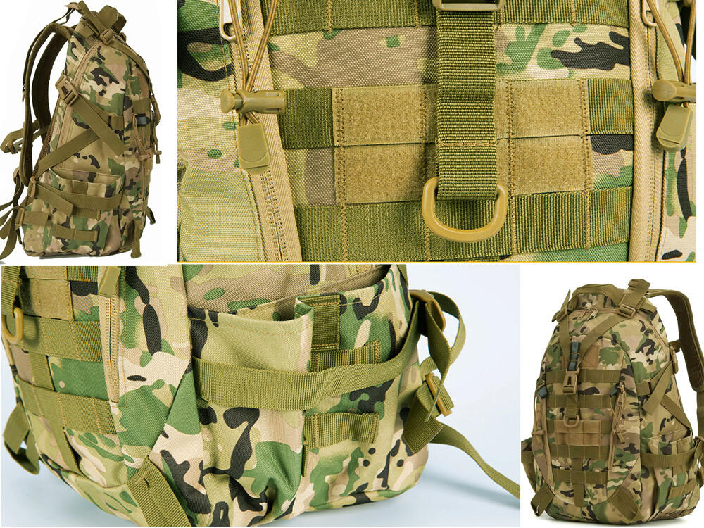 Sac à dos tactique 30 litres beige camouflage 5/7