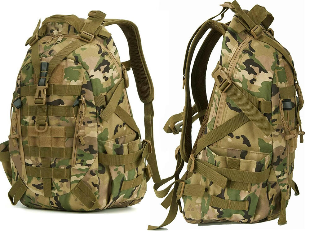 Sac à dos tactique 30 litres beige camouflage 6/7
