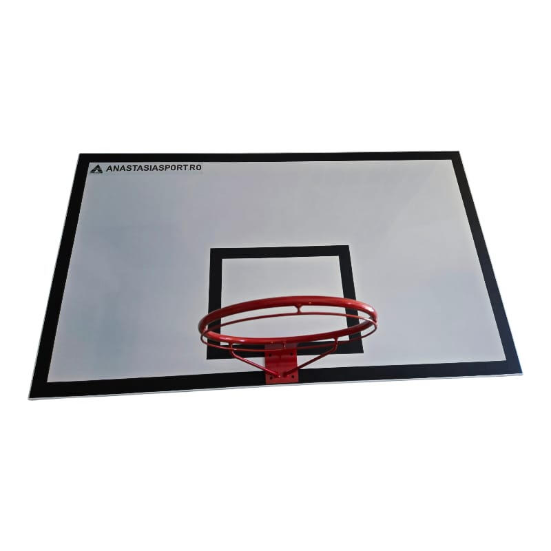 Sistem baschet perete Anastasia Sport – Panou 180x105 cm, Inel fix si Plasă