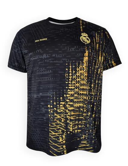 Maglia da allenamento Real Madrid Urban nera e dorata