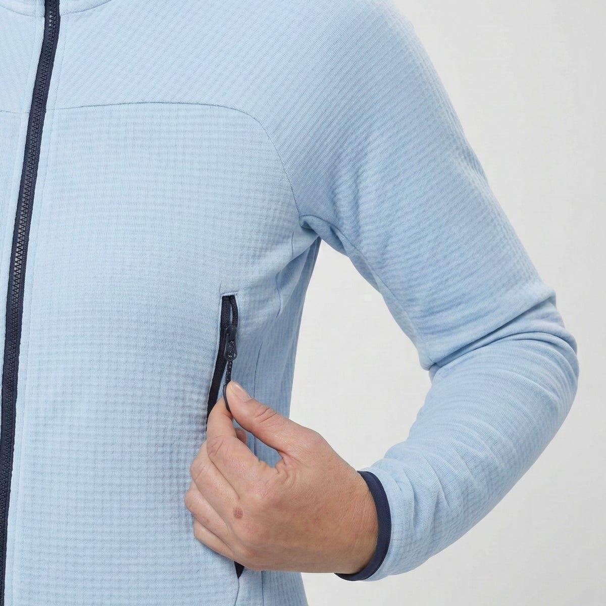 Damen Bergsteigen Fleecejacke  FUSION GRID 3/3
