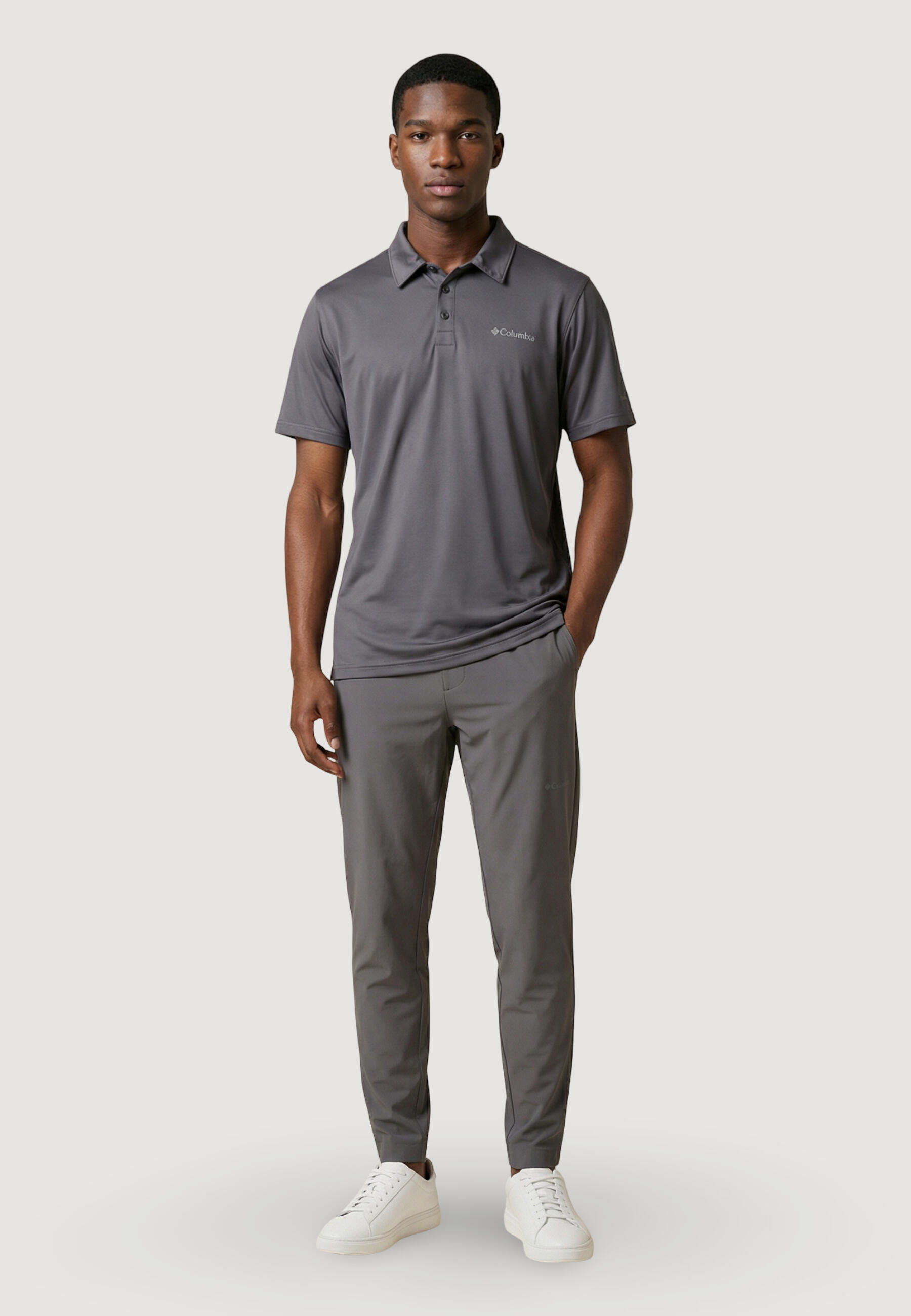 polo manches courtes Columbia Hike™ Polo HOMME gris 5/5