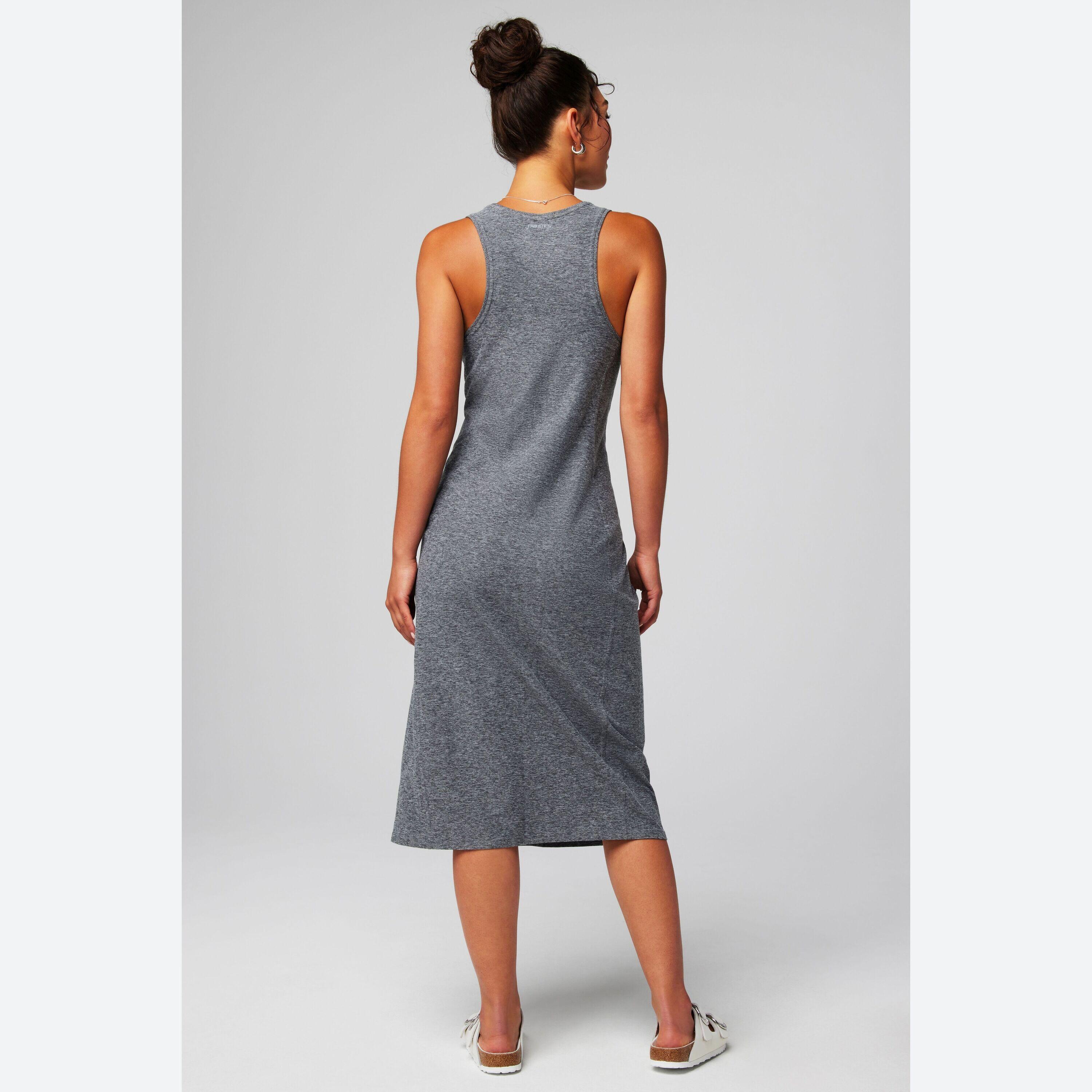 Robe Midi En Jersey Cloud Pour Femme Avec Détail Fendu 3/5