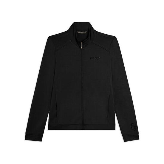 Felpa Zip e fondo asimmetrico con logo FREDDY in strass