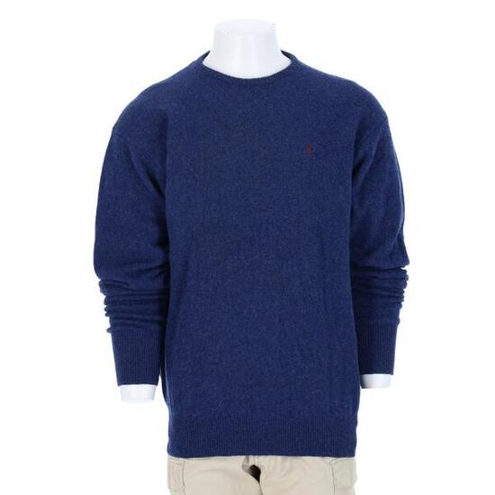 Reconditionné - Pull Homme Crew Neck Marine - Très Bon État