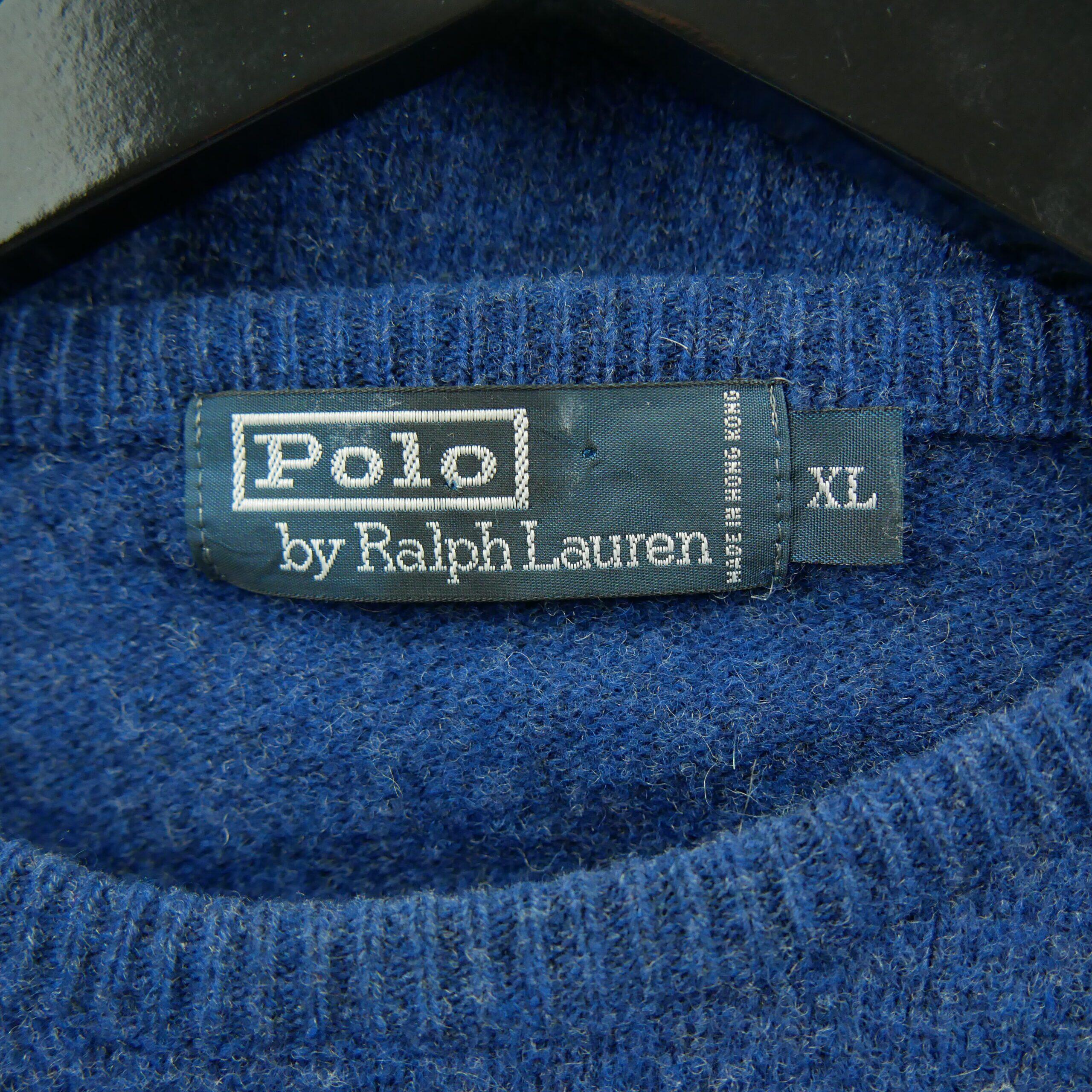 Suéter de Gola Redonda para Homens Azul Marinho 7/7