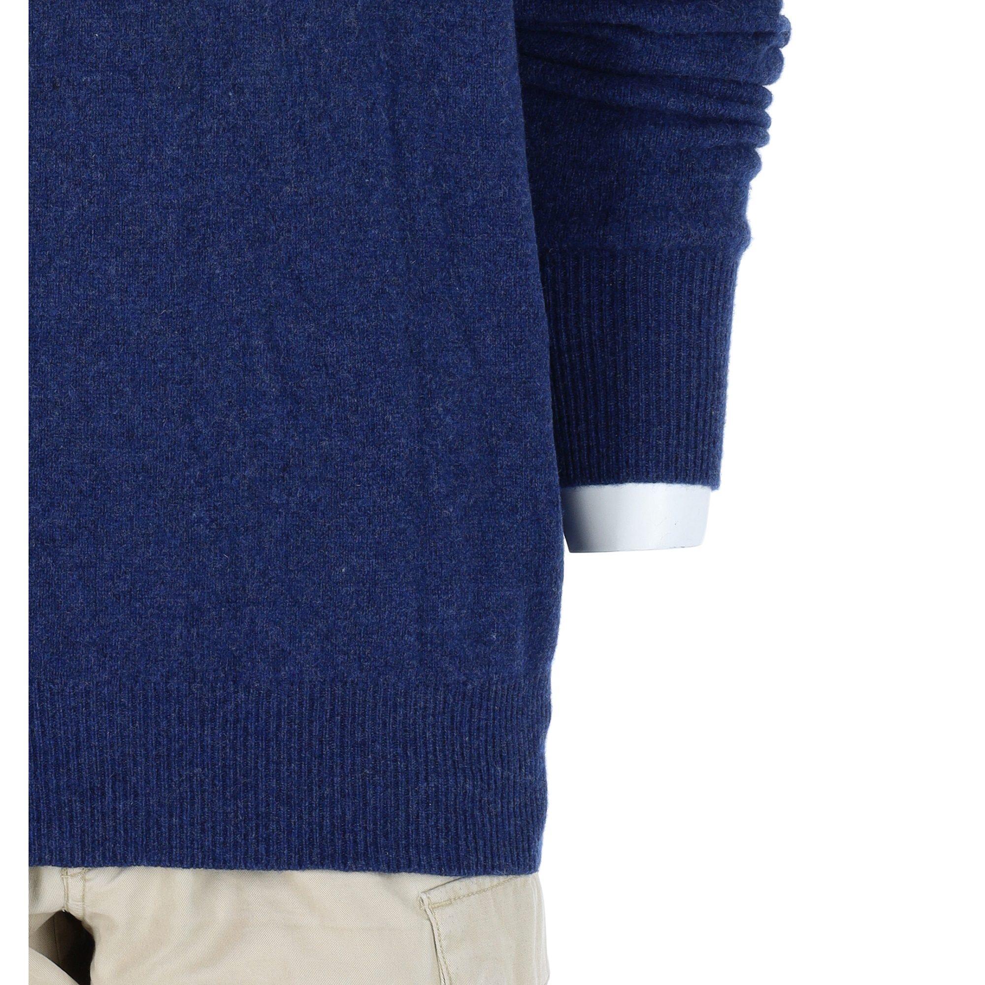 Suéter de Gola Redonda para Homens Azul Marinho 6/7