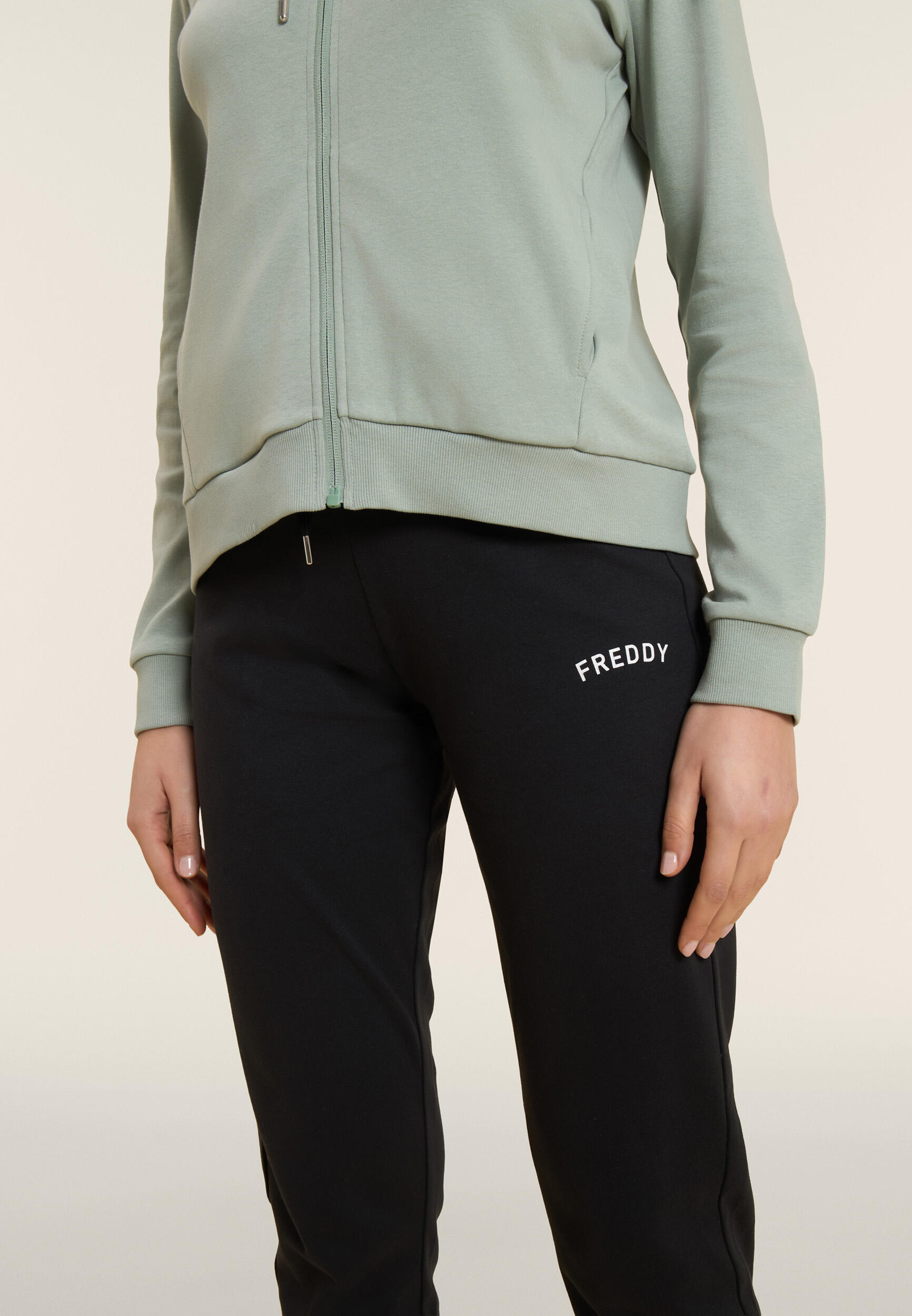 Survêtement zippé à col montant avec intérieur à imprimé motif animal 5/5