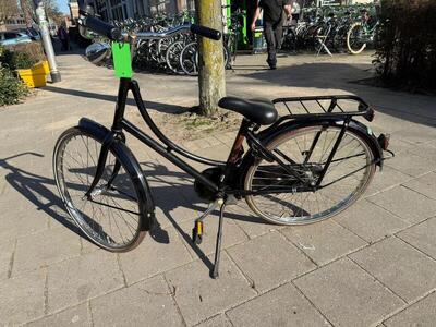 Tweedehands batavus stadsfiets bike, zwart