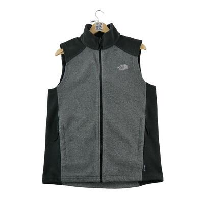 Seconda Mano - Giacca in pile grigio TNF da uomo - Stato eccellente