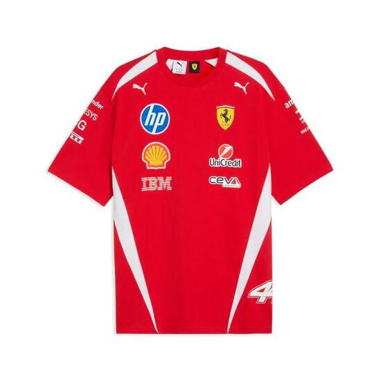 Puma T-shirt Scuderia Ferrari Driver Authentic Lewis Hamilton Replica 2026 71...