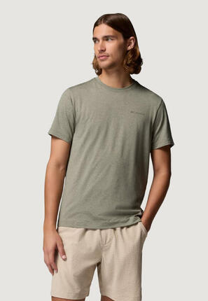 MEN'S Crop Top Parsons Point™ SS Back Graphic Tee dunkelgrün