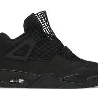 Basketball - Retro leather, reflective - Air Jordan 4 - Black