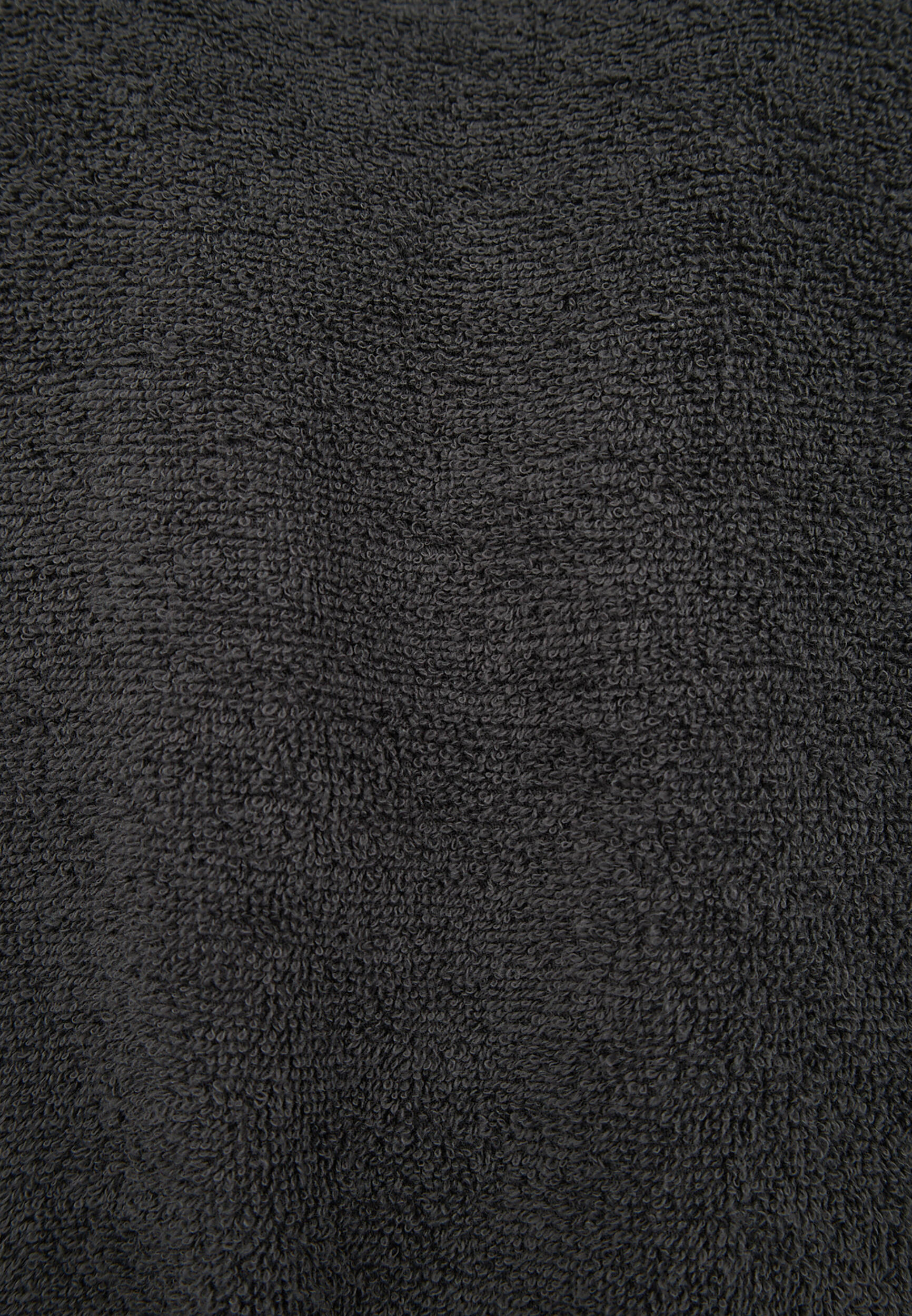 Accappatoio Grigio in Spugna con Logo Ricamato e Tasche 4/4
