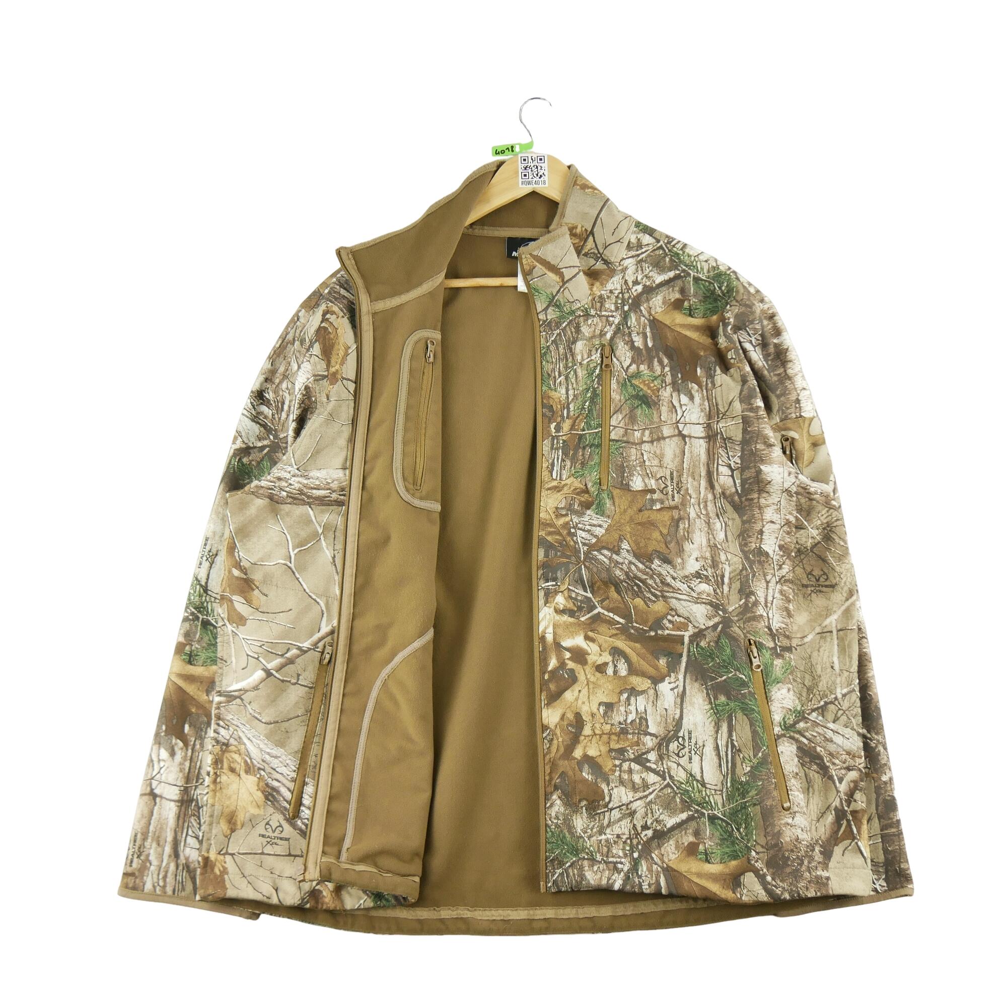 Herren Camo Realtree Parka 3/7