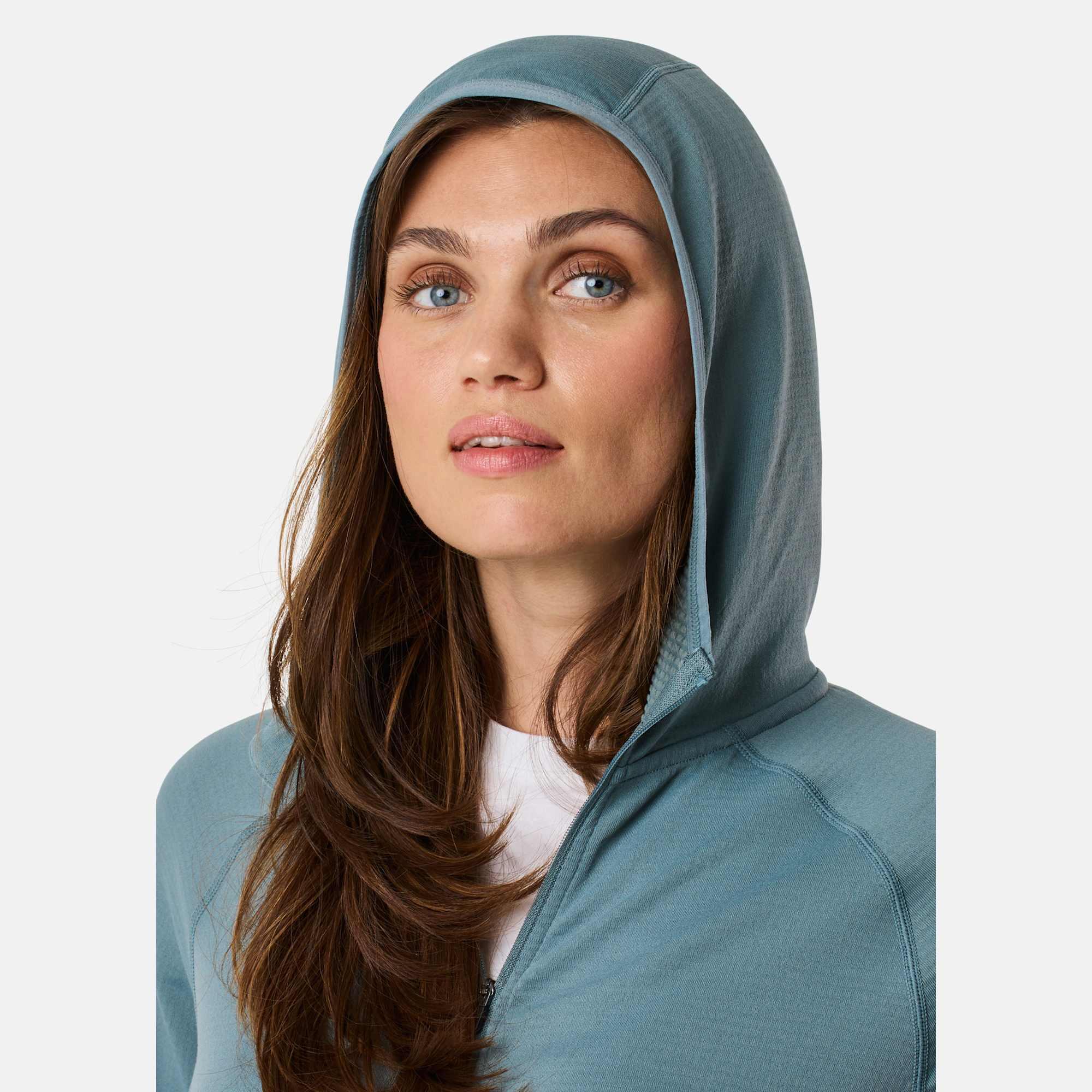 Felpa da allenamento da escursionismo da donna Ultra Light Tech Midlayer Hood 7/7