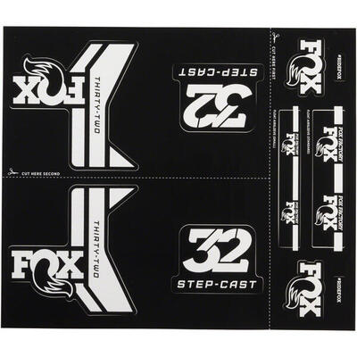Etichetta per forcella Fox Factory AM Step-Cast 2017