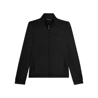 Felpa Zip e fondo asimmetrico con logo FREDDY in strass