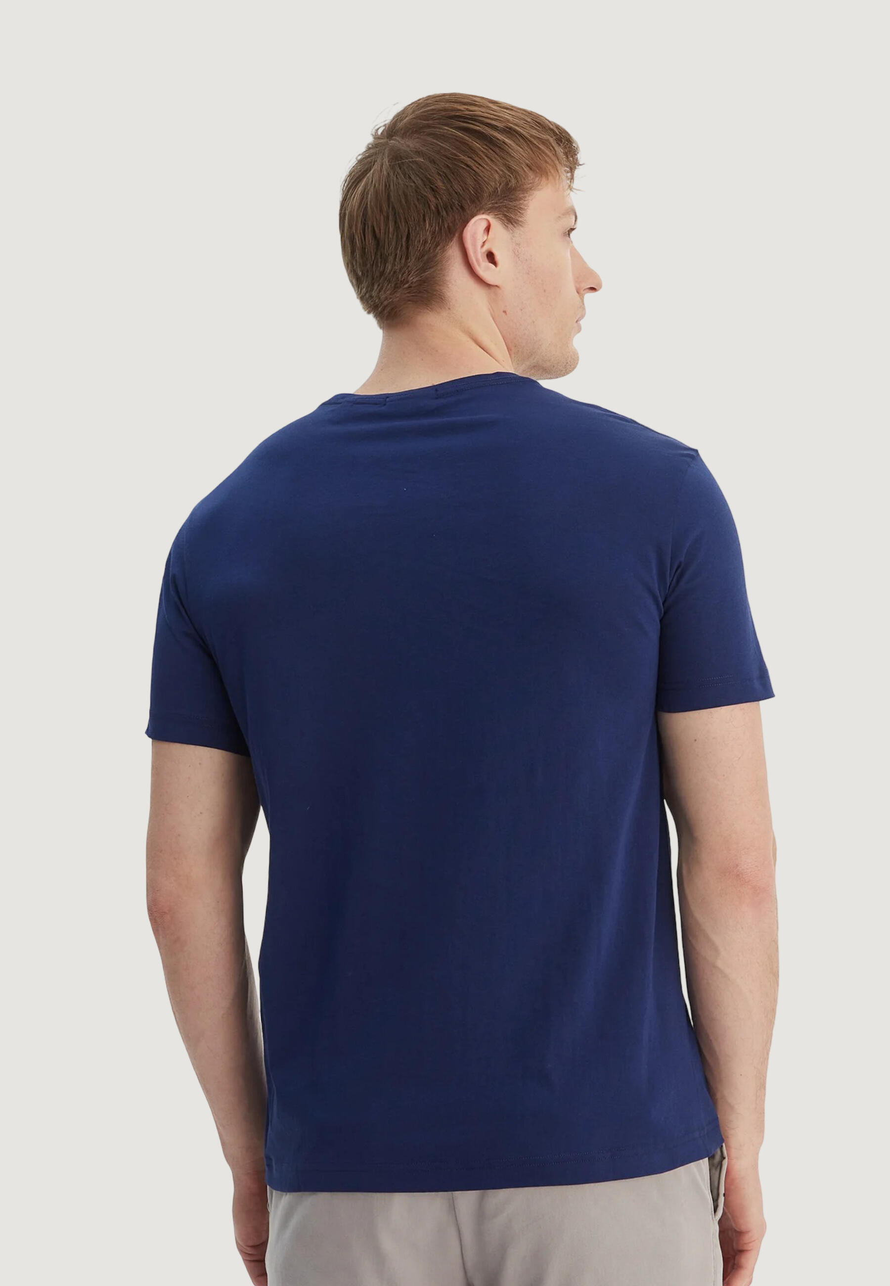 T-shirt maniche corte Uomo REG SHIELD SS T-SHIRT Blu marine 2/5