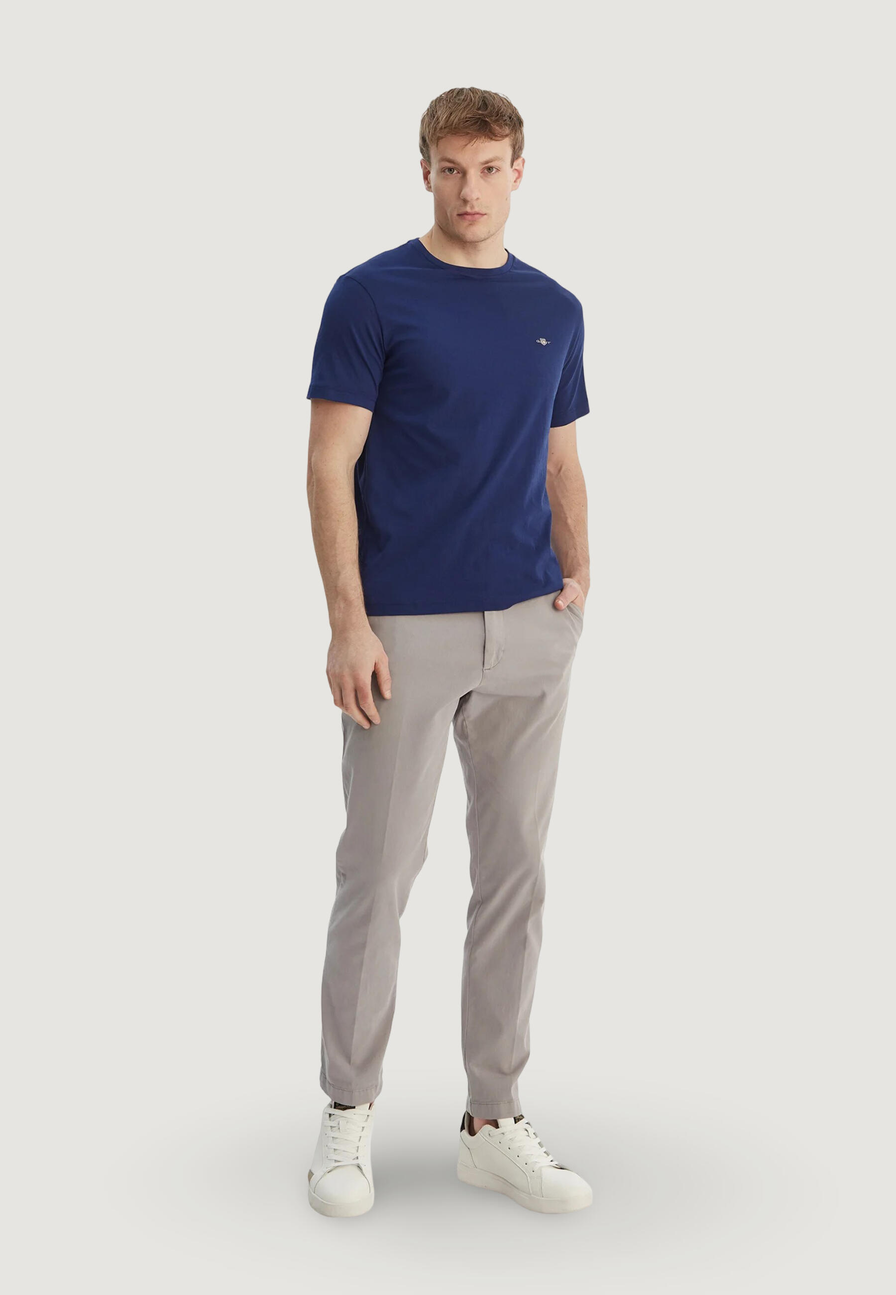 T-shirt maniche corte Uomo REG SHIELD SS T-SHIRT Blu marine 5/5
