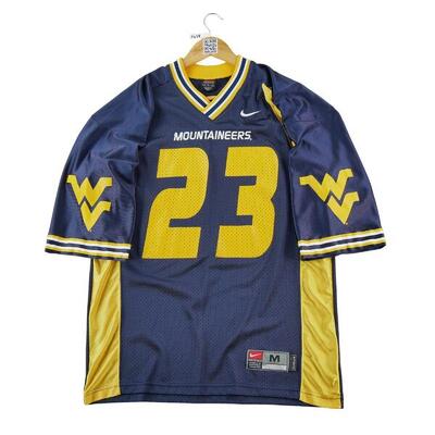 Tweedehands - heren ncaa west virginia navy jersey - als nieuw