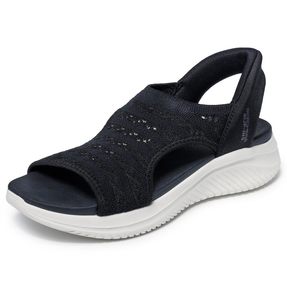 Sandalia Mujer Skechers Slip-ins Ultra Flex 3.0 Sun Warmth Negra 4/7