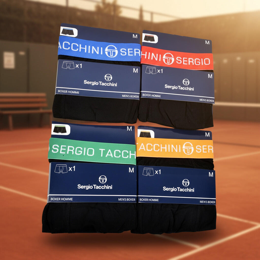 Sergio Tacchini Pack de Boxers Homme  Lot de 4 5/7
