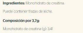 Creatine monohydrate 200 mesh - 200g Neutre de Nutrisport 2/3