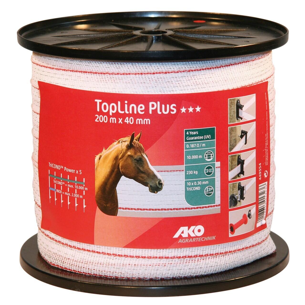 Taśma ogrodzeniowa Ako TopLine plus 2/2