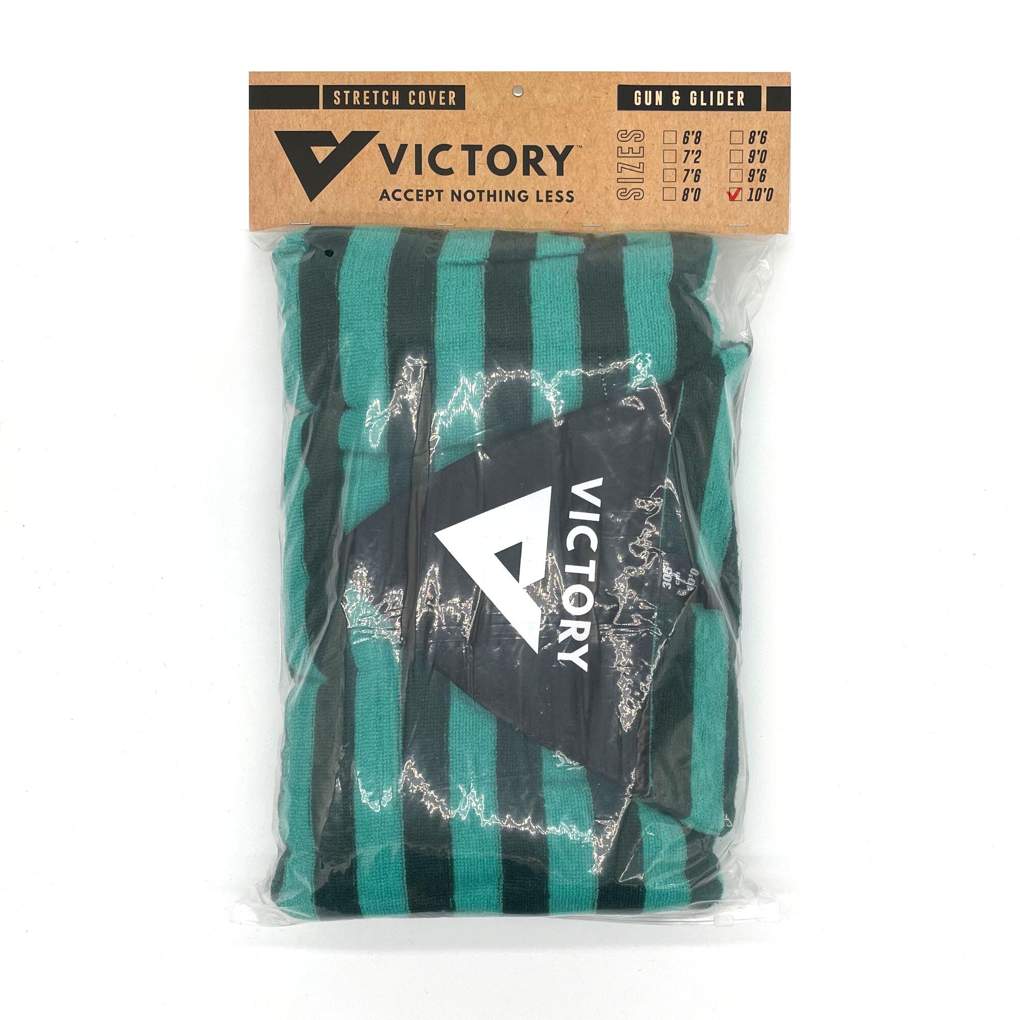 VICTORY - Funda de surf calcetin Gun - 10 foot - Turquesa/Gris 3/4
