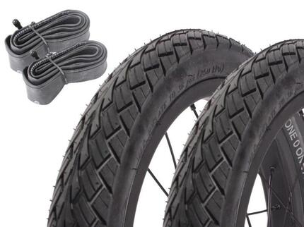 Fahrradreifen SET KUJO ONE 0 ONE A 12,5 Zoll x 2,25" + Schlauch AV