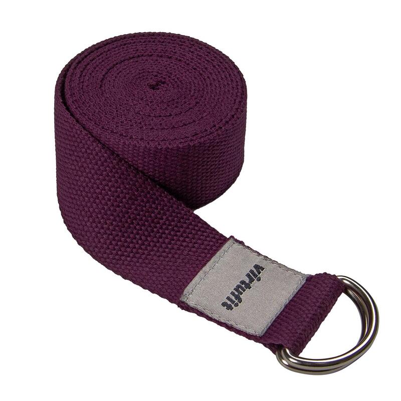 Ceinture de Yoga Premium - Coton - 250 cm - Mûrier