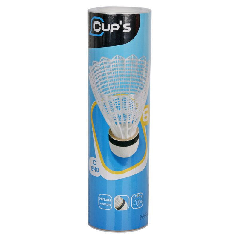 Fluturasi badminton nylon Techaman - set 6 buc