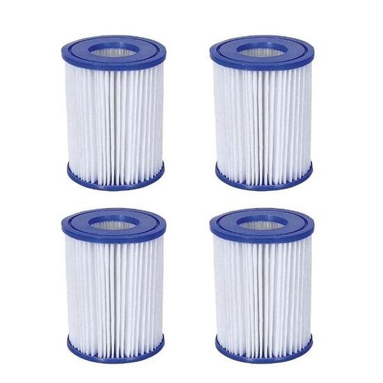Bestway Filterkartusche 136 x 106 mm Innendurchm. 51 mm, 4 Stück